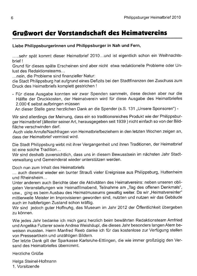 2010_Heimatbrief_Vorwort